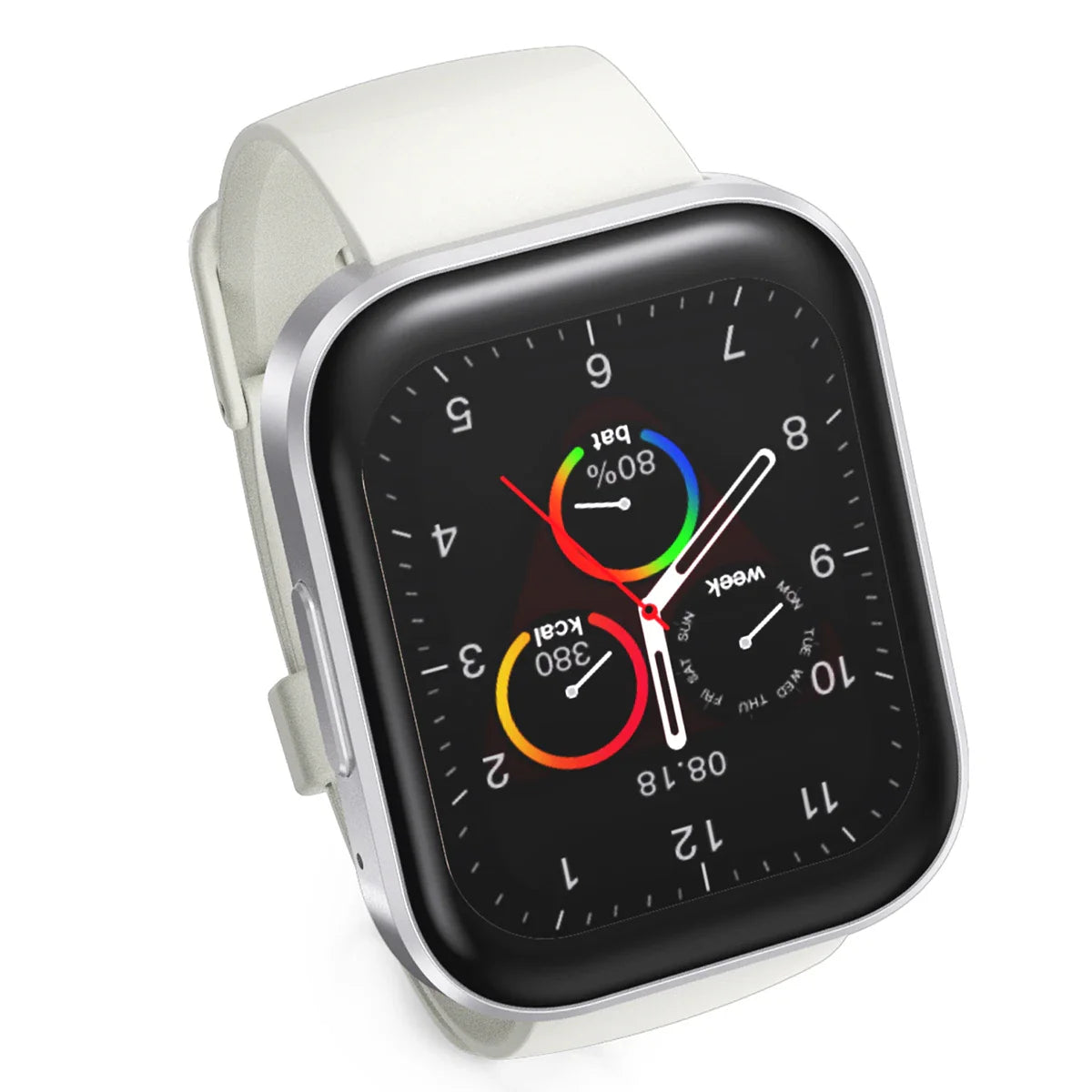 Oukitel BT103 - Orologio Connesso 1.91" HD, Frequenza Cardiaca, SpO2, Sonno, IP68, Oltre 100 Modalità Sportive, Android/iOS