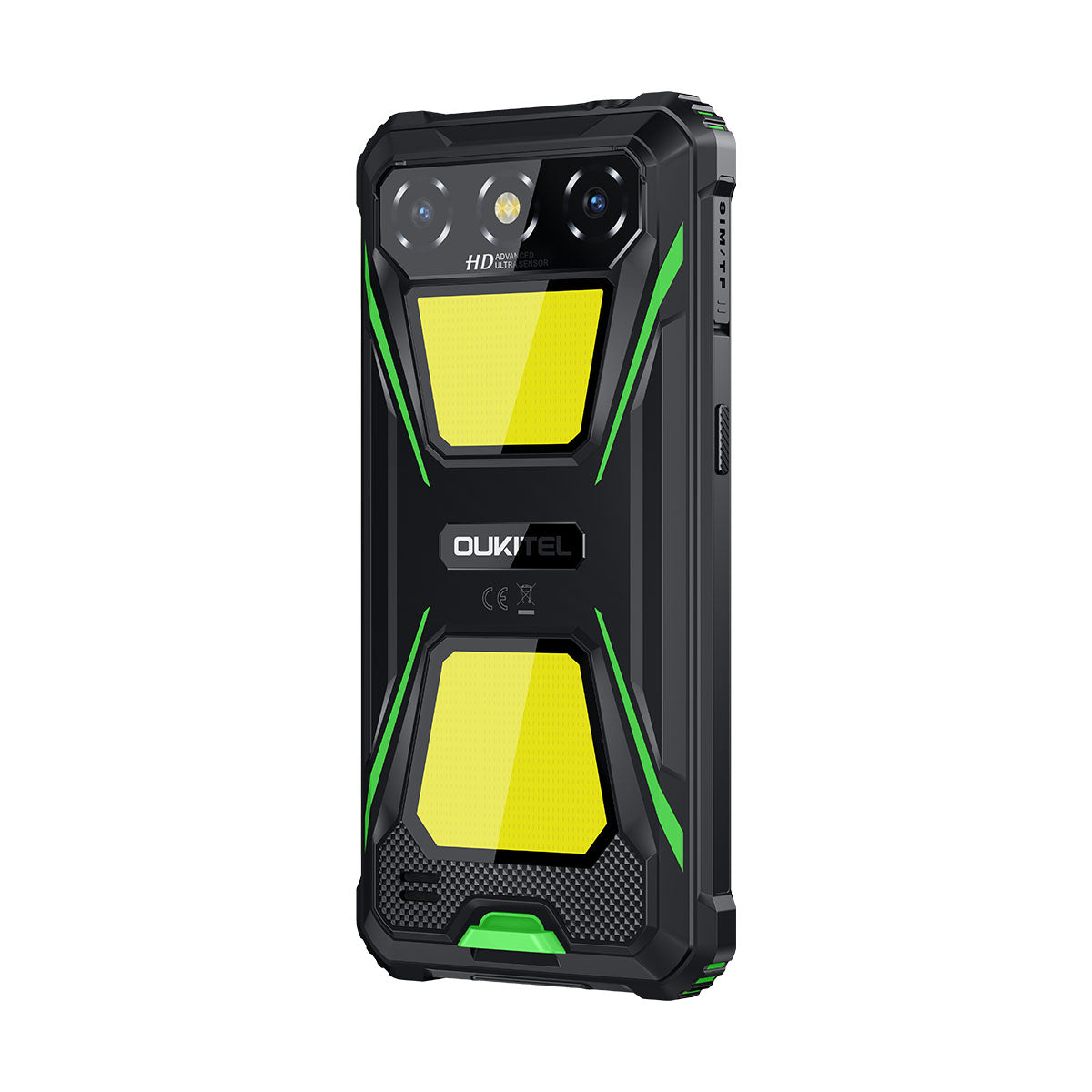 Oukitel G5 - Smartphone Rugged 4G Android 14, 6.0" HD+, 4GB+64/128GB, Batteria da 6.300mAh, Luci da Campeggio, NFC