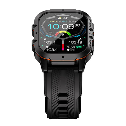 Oukitel BT20 - Smartwatch AMOLED 1.96", Batteria 350mAh, 5ATM Resistente, Con Chiamate Bluetooth e 100+ Modalità Sport