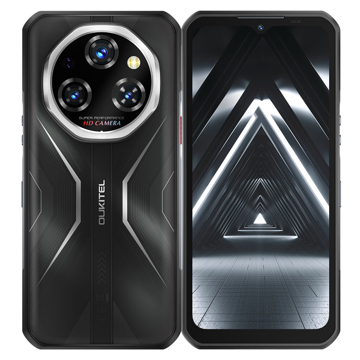 Oukitel WP55 - Smartphone Rugged 5G, 12GB+256GB, Batteria 11.000mAh, 6.6" FHD+ 120Hz, Android 15, Fotocamera 108MP